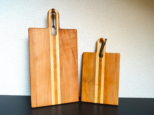 Cherry and ash cutting board